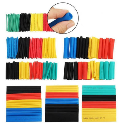 Kit de 580 Gaines Thermorétractables Multicolores pour câbles et fils Électriques