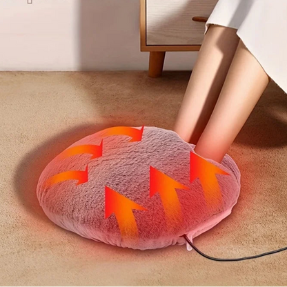 Chauffe-Pieds Électrique USB - Doux et Lavable, Idéal pour l’Hiver