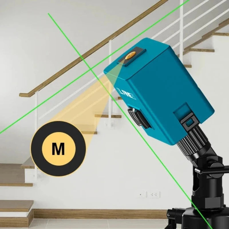 Niveau Laser à Ligne Croisée Verte - 100 pieds