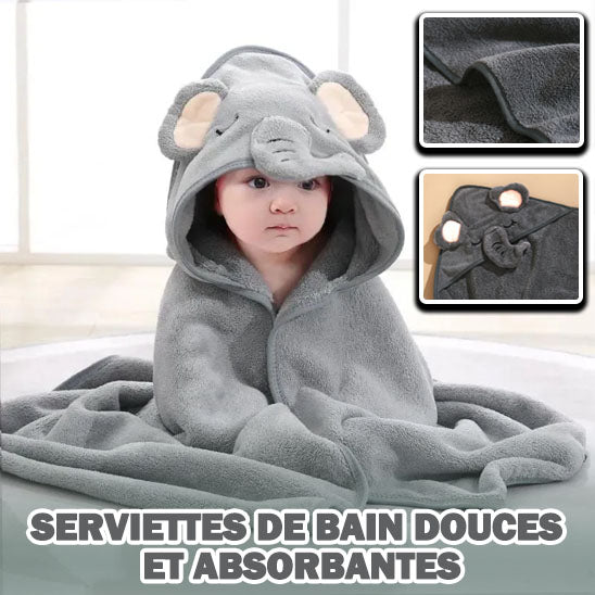 Serviette douce de bain pour Bébé